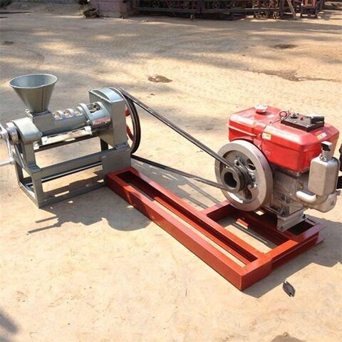 Diesel Engine Sunflower Oil Press Machines